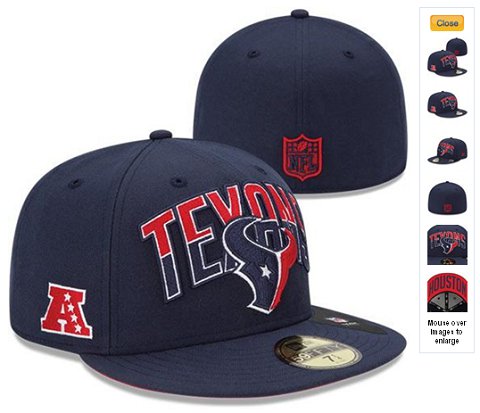 2013 Houston Texans NFL Draft 59FIFTY Fitted Hat 60D28